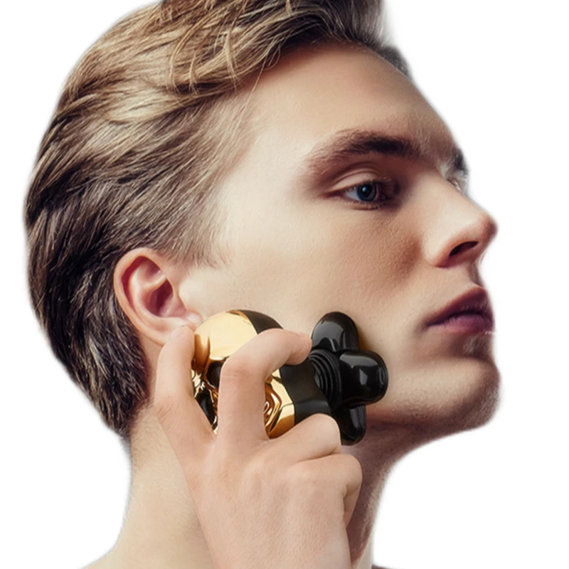 
Electric Shaving 6 in 1 Bald Head Shaver 5D Rotary Razor five balde Multifunctional Beard Hair Trimmer Nose Ear Trimmer for Men 