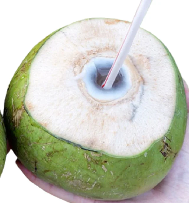 Новинка, оптовая продажа, целая зеленая шелуха, тропическая, OEM, сладкая вьетнамская упаковка, масса целлюлозы, экологически чистые кусочки, органический свежий молодой кокос