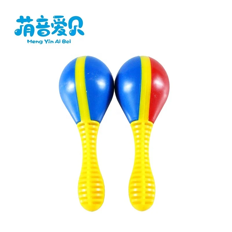 chinese musical instrument maracas colorful mini plastic maracas