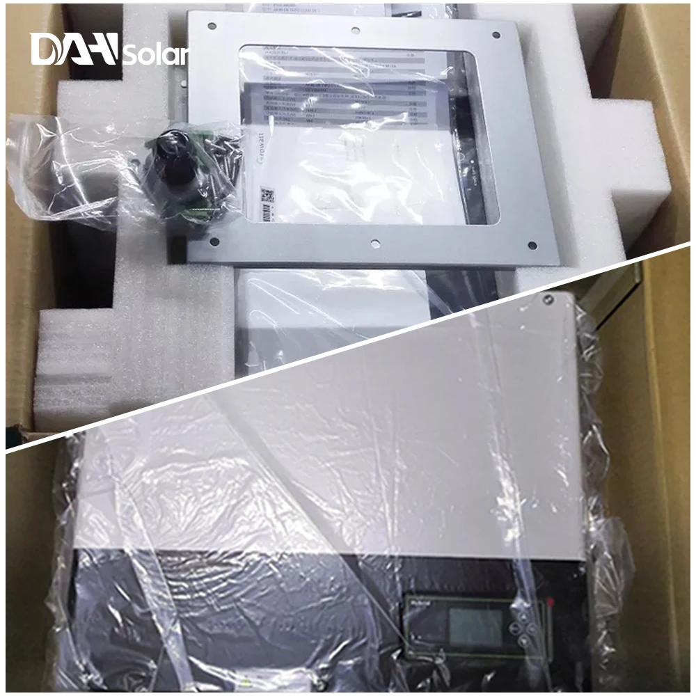 Growatt 6 kw 10 kw solar inverter solar home system on off grid hybrid inverter