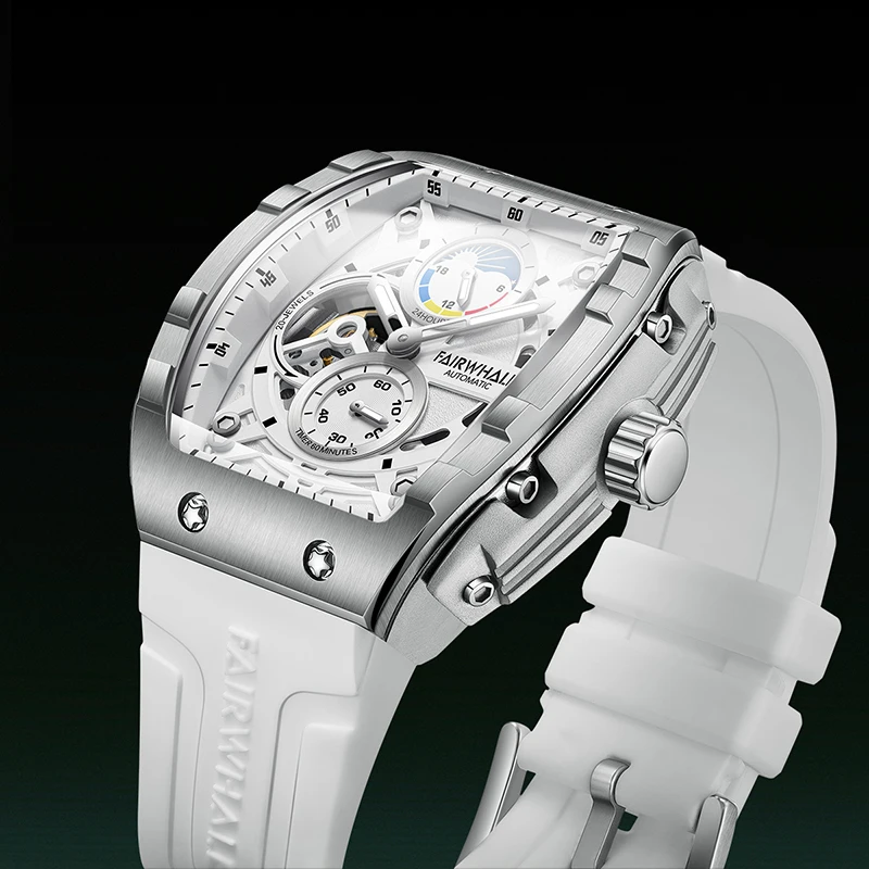 2023 Luxury Men Business Wrist Watch Gents Luxury Brand Stainless Steel Automatic Mechanical Watches For Mens