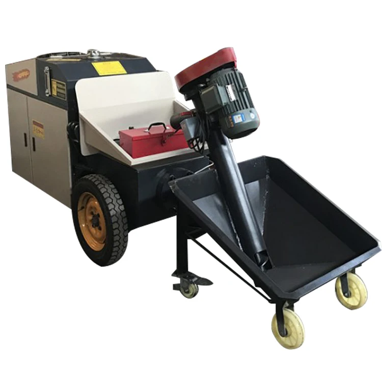 Electric cement mortar grouting plaster spray machine