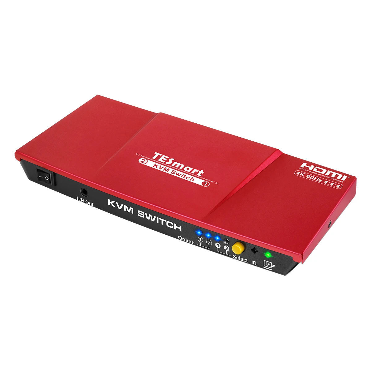 Time setting 4K@60Hz 4:4:4 Network HDMI 2 port USB KVM Switch