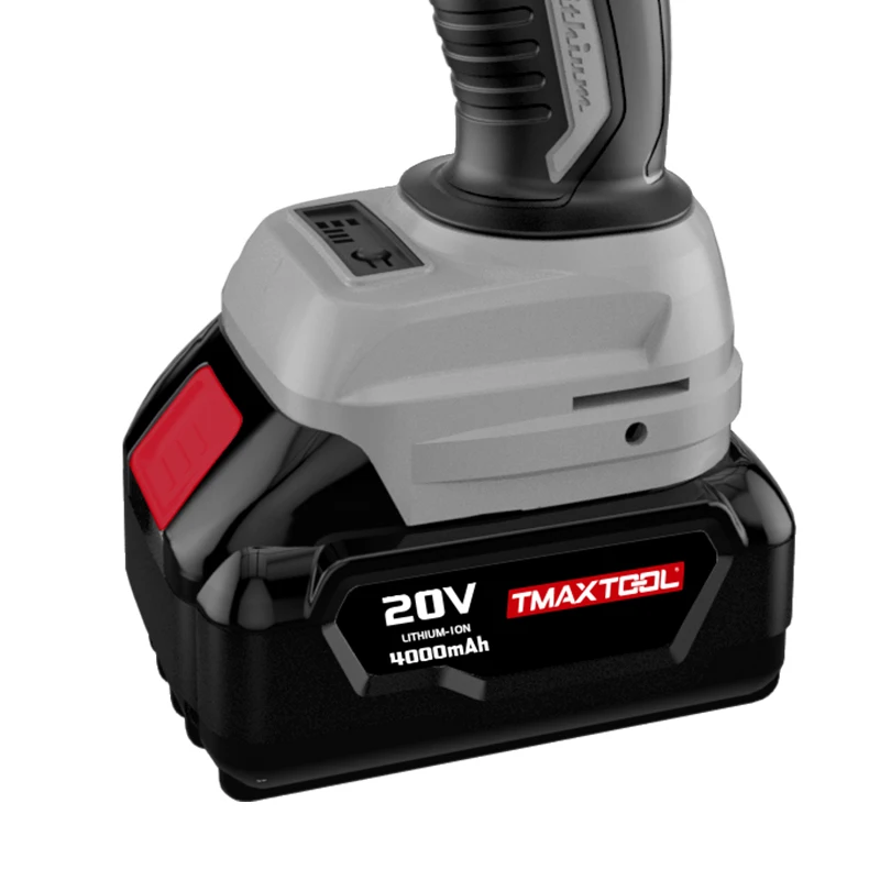 Tmaxtool 650N.m Torque 4000Mah Li-ion Battery Power Tool Cordless Wrenches 21V 1/2Inch Head Impact Wrench