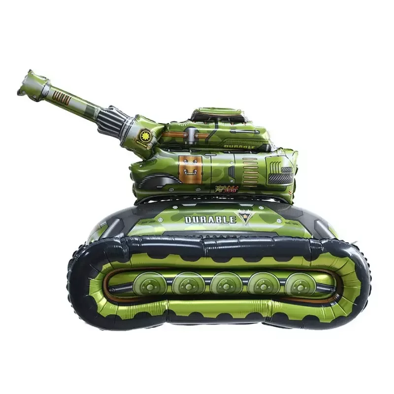 New Balloons Car Tank/Military Vehicle/Missile Shape 3D Foil Balloon For Party Decoration Balloon Car Boy Toys