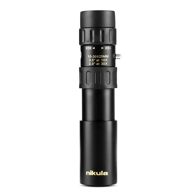 Nikula high quality monocular 10-30x25, portable mini monocular, hunting telescope monocular scope for climb