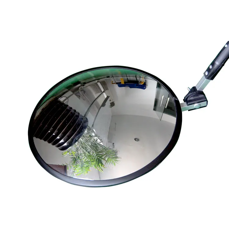 Hot sales 30cm under car convex security inspection mirror with light