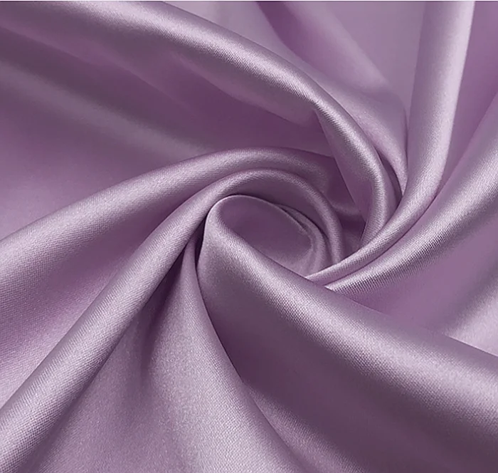 wholesale polyester shiny soft silky tela satin fabric