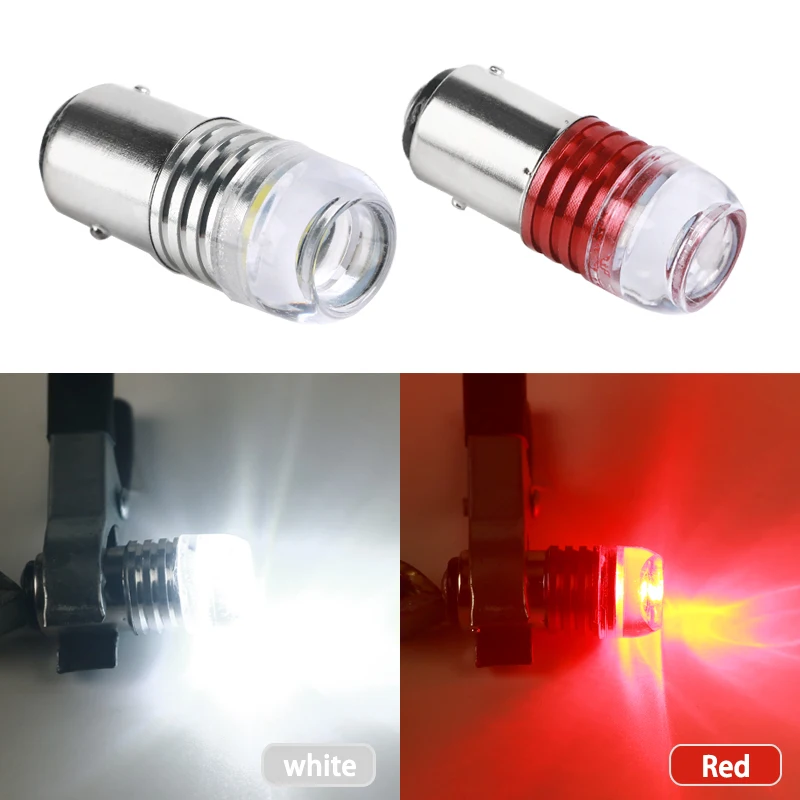PUERXIN 1156 BA15S P21W 1157 BAY15D Car LED Strobe Light S25 5630 3SMD Bulbs Auto Car Brake Turn Signal Tail Flashing Lights