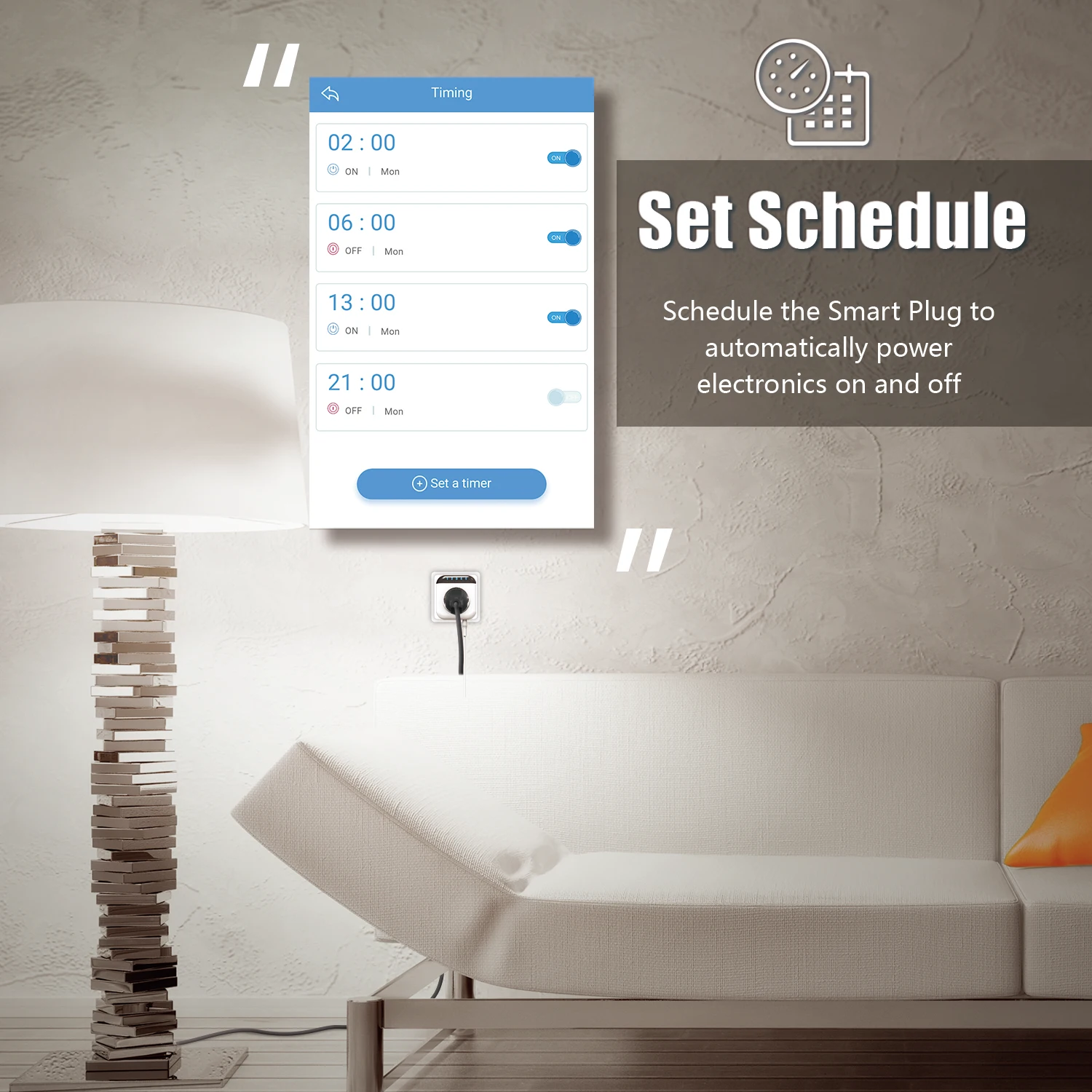 Okaylight 13A 3250W automatic temperature control thermostat wifi Tuya intelligent Thermostat for room