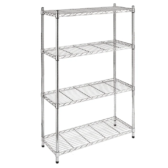 Supermarket chrome wire shelves Promotion Table Supermarket Shelves Metal Hanger Display Racks For Sale