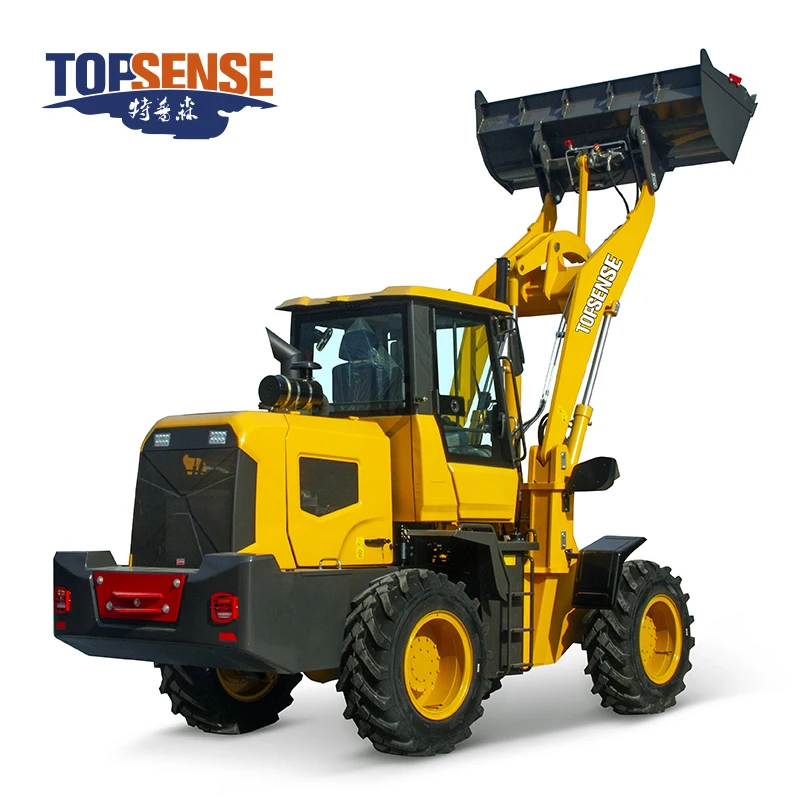 2024 hot sale mini wheel loader diesel  high lift 2.5m  wheel loader bucket