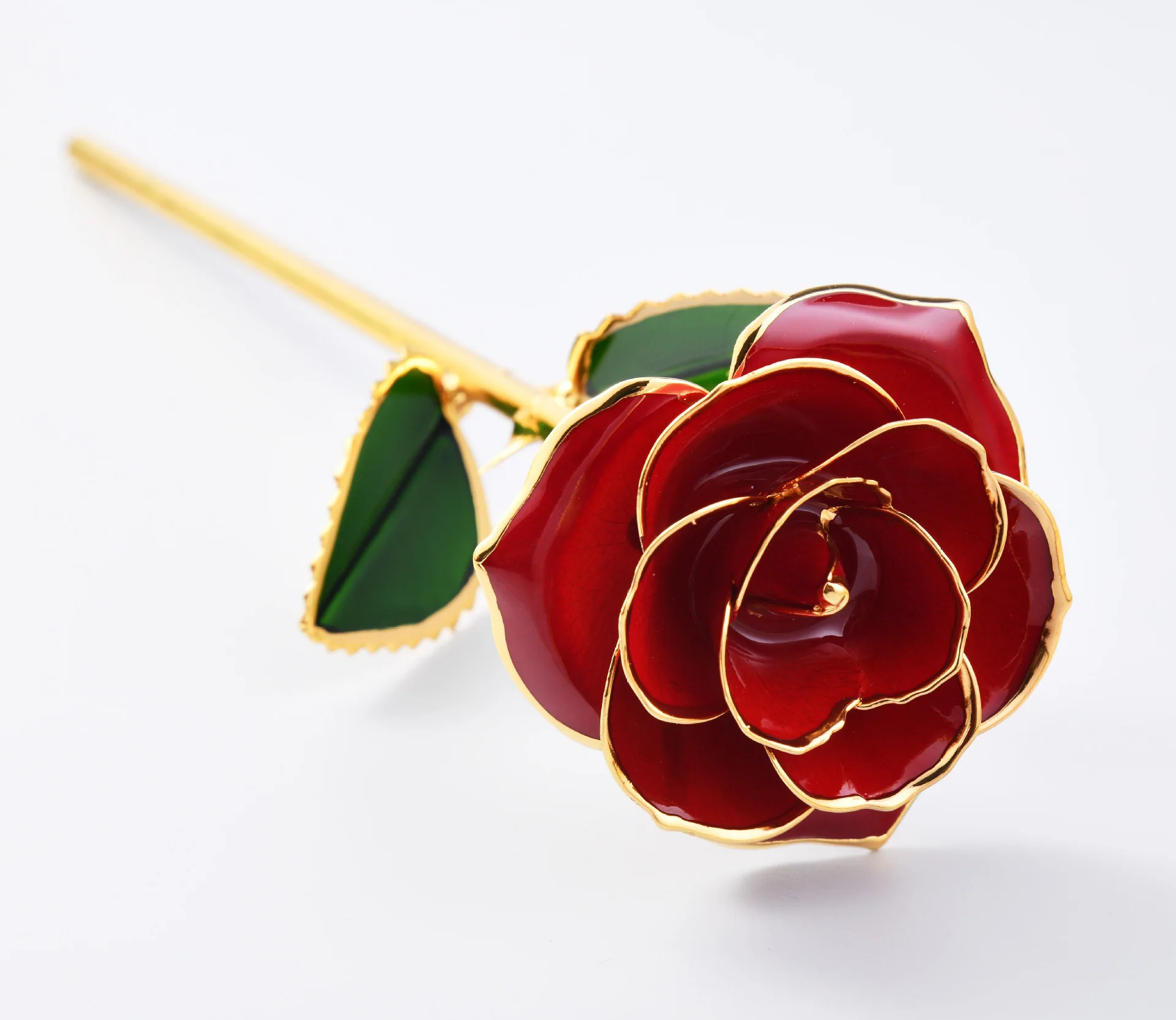 High Quality  24k Gold Dipped Rose Real Preserved Rose Flowers Valentines Day Plated Forever Rose Gifts