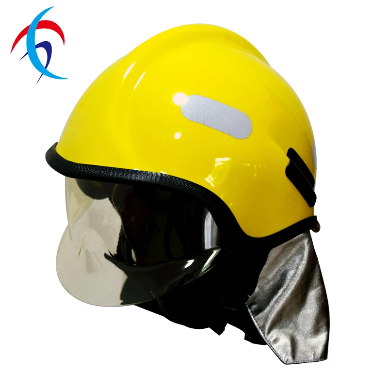 European Style Fire Fighter Helmets Factory Direct Wholesale Anti-fog Fire Proof Helmet for Fire Fighting