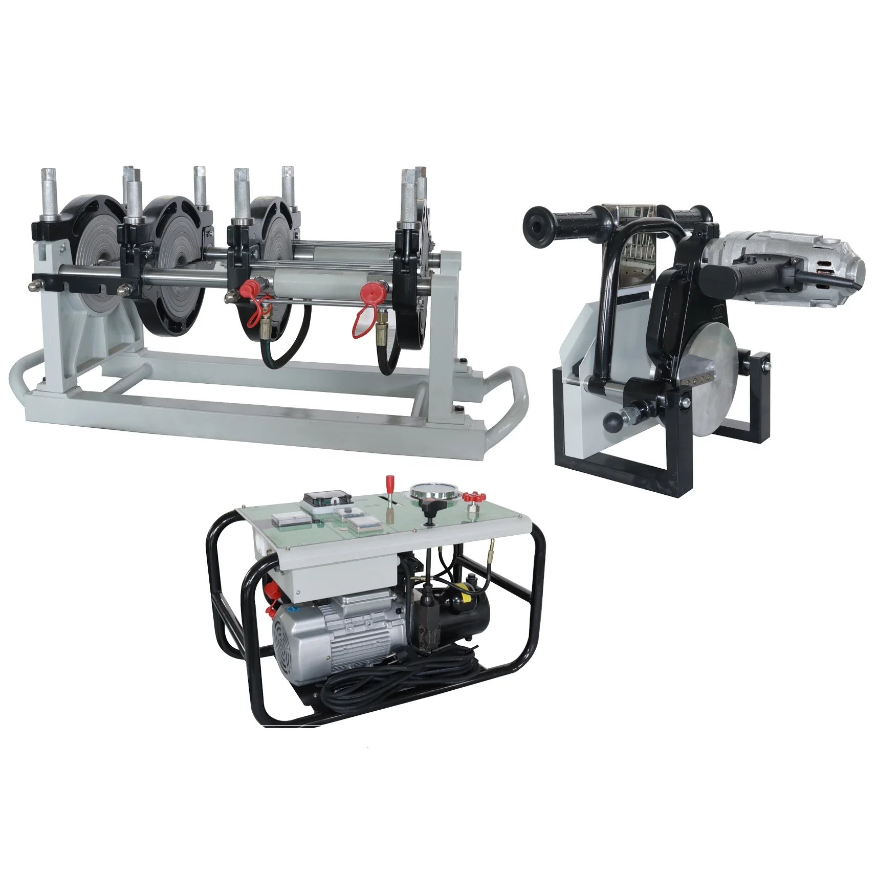 quality 250 mm pe welding machine HDPE butt fusion welding machine and termofusion machine for PE pipes
