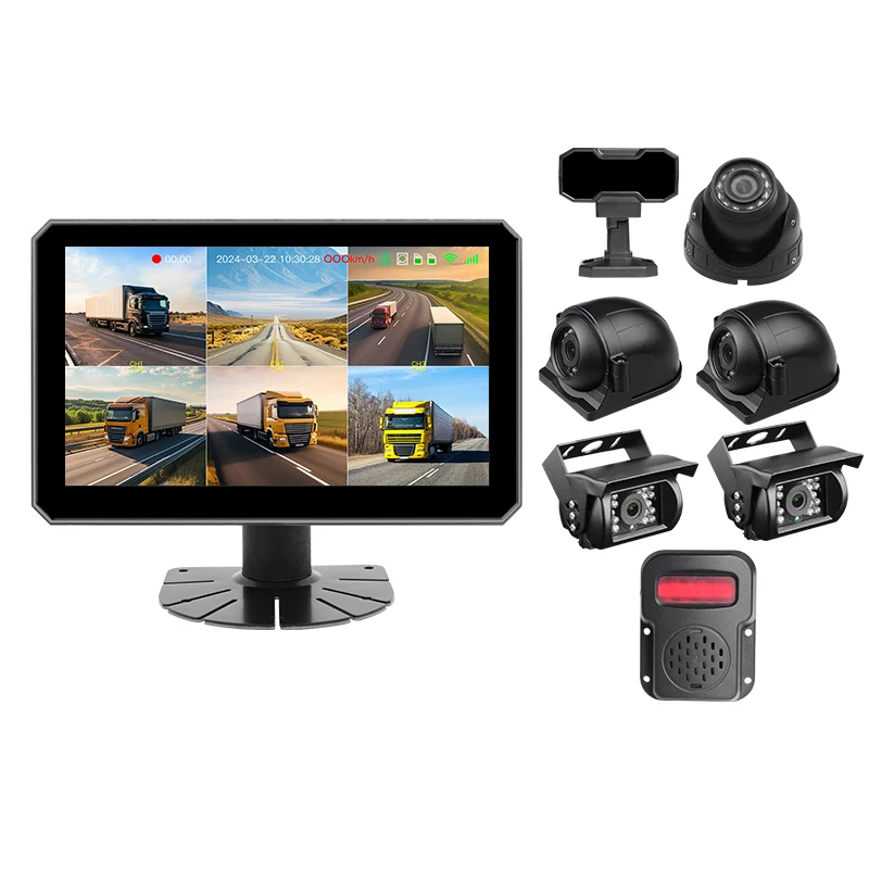 Hot 1080P 6CH Mini HDD MDVR with GPS 4G WiFi Digital Video Recorder for Vehicles for Trucks Cars Featuring  GPS Track