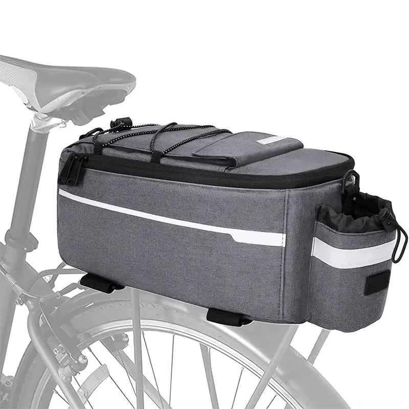 Outdoor Traveling Multi Pockets Bike basket rear Trunk Pannier Seat Bicycle Bike Trunk Rack Bag