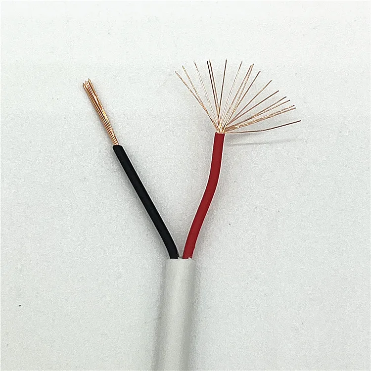 2464 White 2 core power wire 24AWG sheath wire usb data cable dc power cable