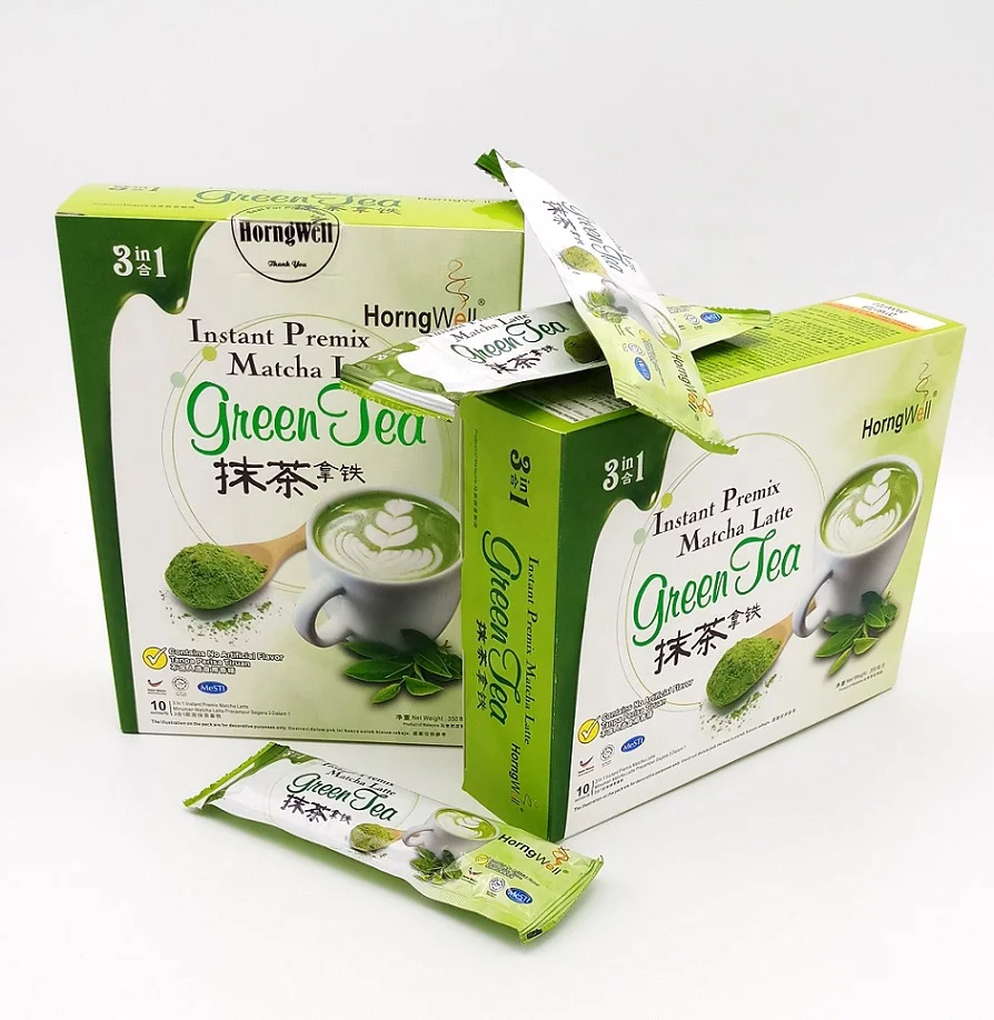 
Flavored beverage drink green sweet latte instant matcha tea powder 