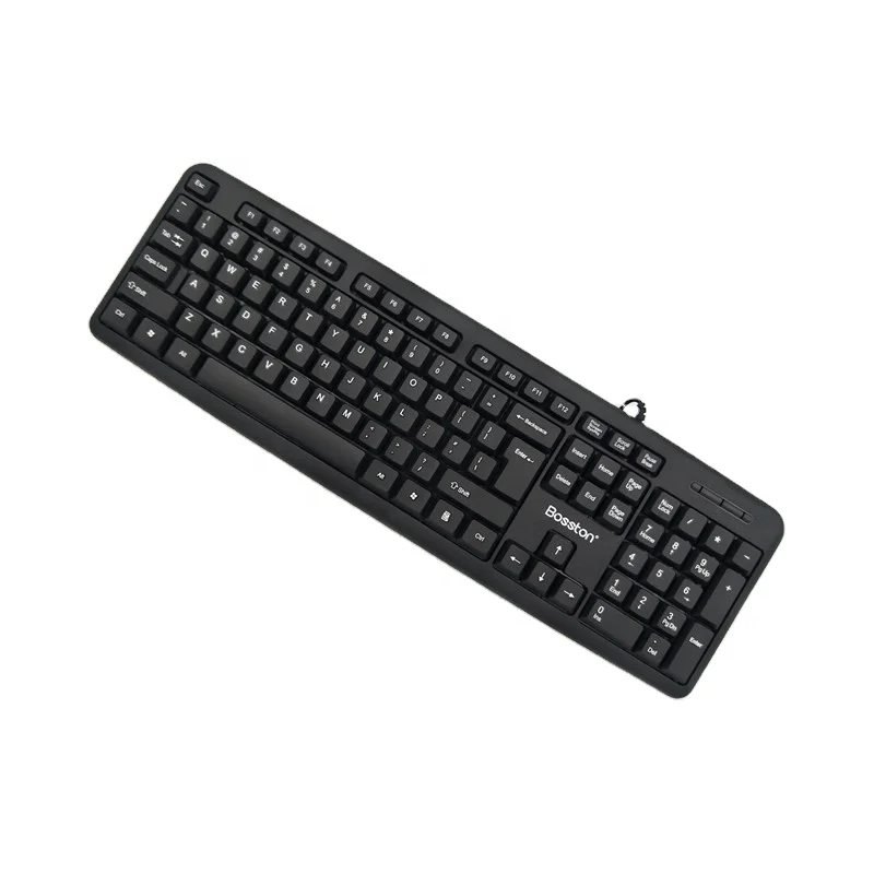 Bosston D5200 mouse and keyboard combo Simplicity practicality USB Wired keyboard and mouse kit for office