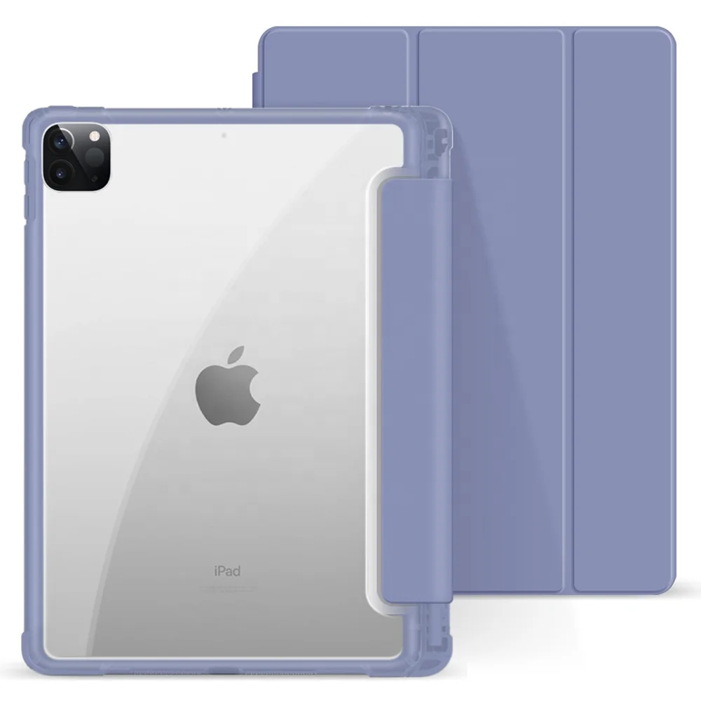 Новое поступление, умный чехол из искусственной кожи, чехол из поликарбоната и ТПУ для iPad 11 2021, чехлы для планшета с защитой от падения для iPad pro 11 ODM/OEM