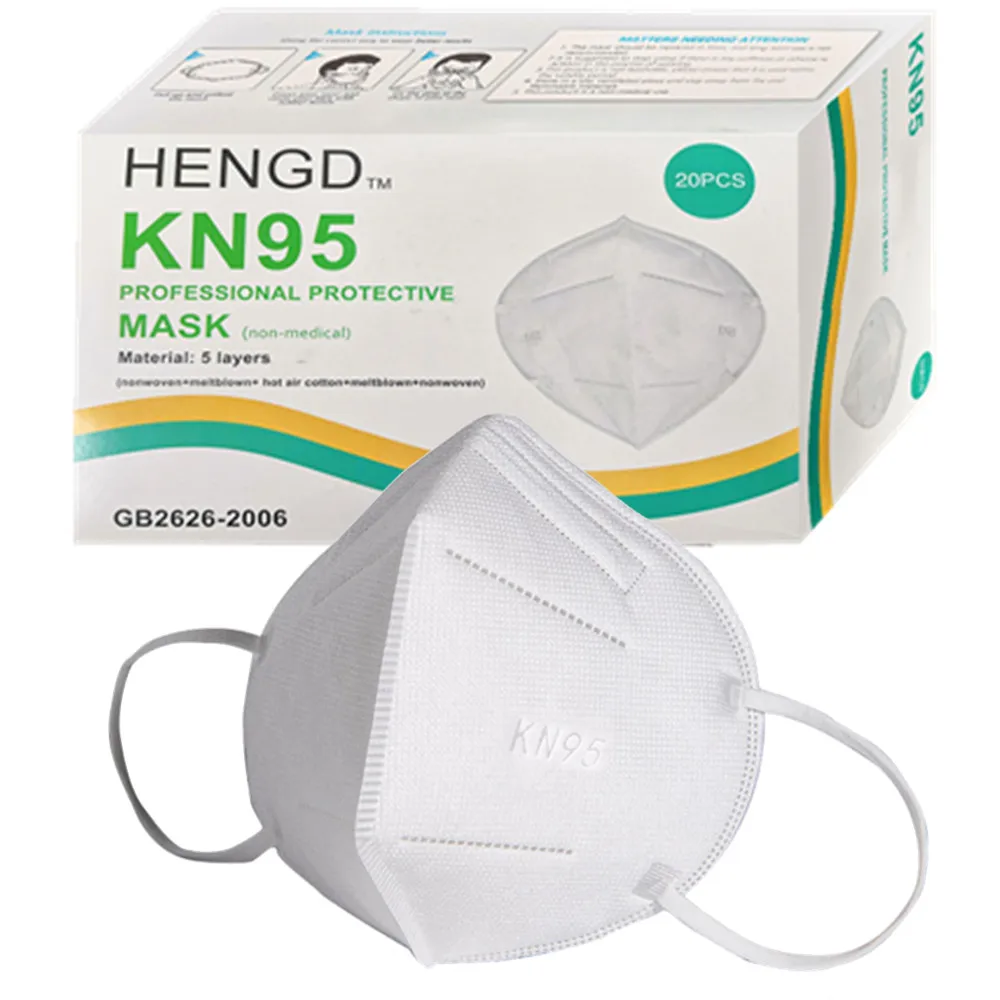 
Factory Direct Sale Kn95 Mask Protective Face Shield Mask Kn95 Mask Without Valve 