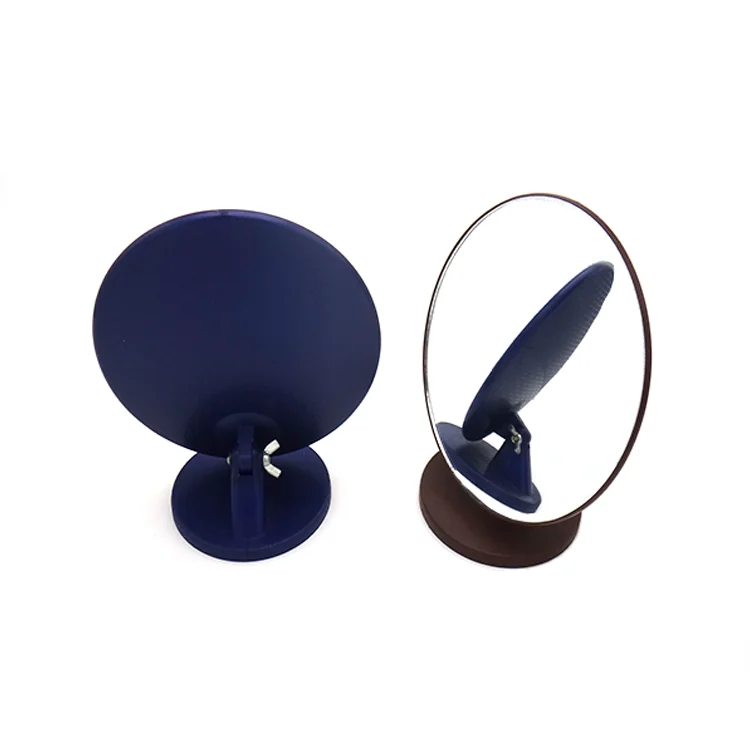 Wholesale good quality customized design and color make up table mirror vanity plastic