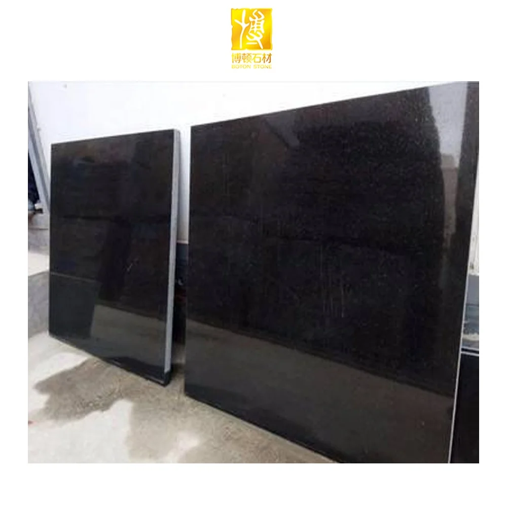 Manufacturing Natural Flooring Tiles Granite Worktops Kitchen Countertop Absolute Black Granite