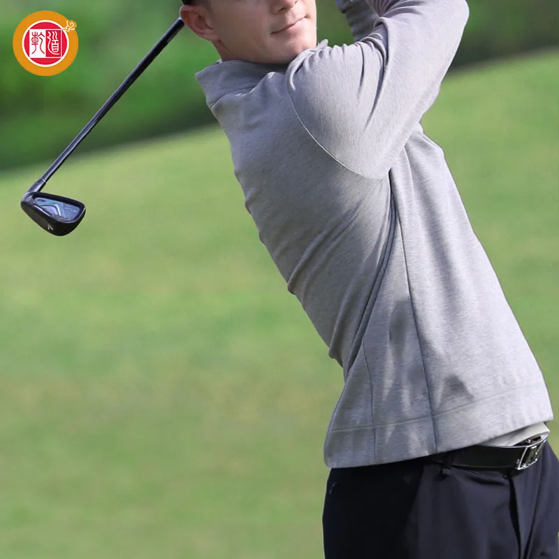 Wholesale Quarter Zip Pullover Custom Logo OEM Performance Custom Polyester Printed Long Sleeve Golf 1/4 Zip Collar Pullover