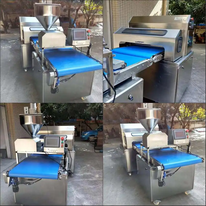 Industrial confectionary automatic swiss roll cake machinery for sponge