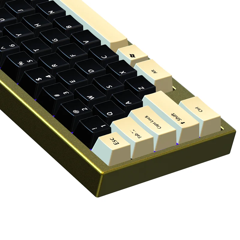 Custom Compact Programmable Aluminum case mechanic keyboard Hot Swap Switch Aluminum keyboard cnc custom