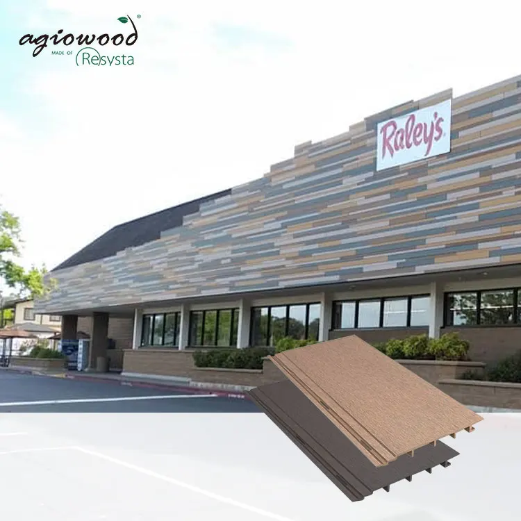 Trendy Design Anti Slip Resysta Siding For Building Exterior Decoration