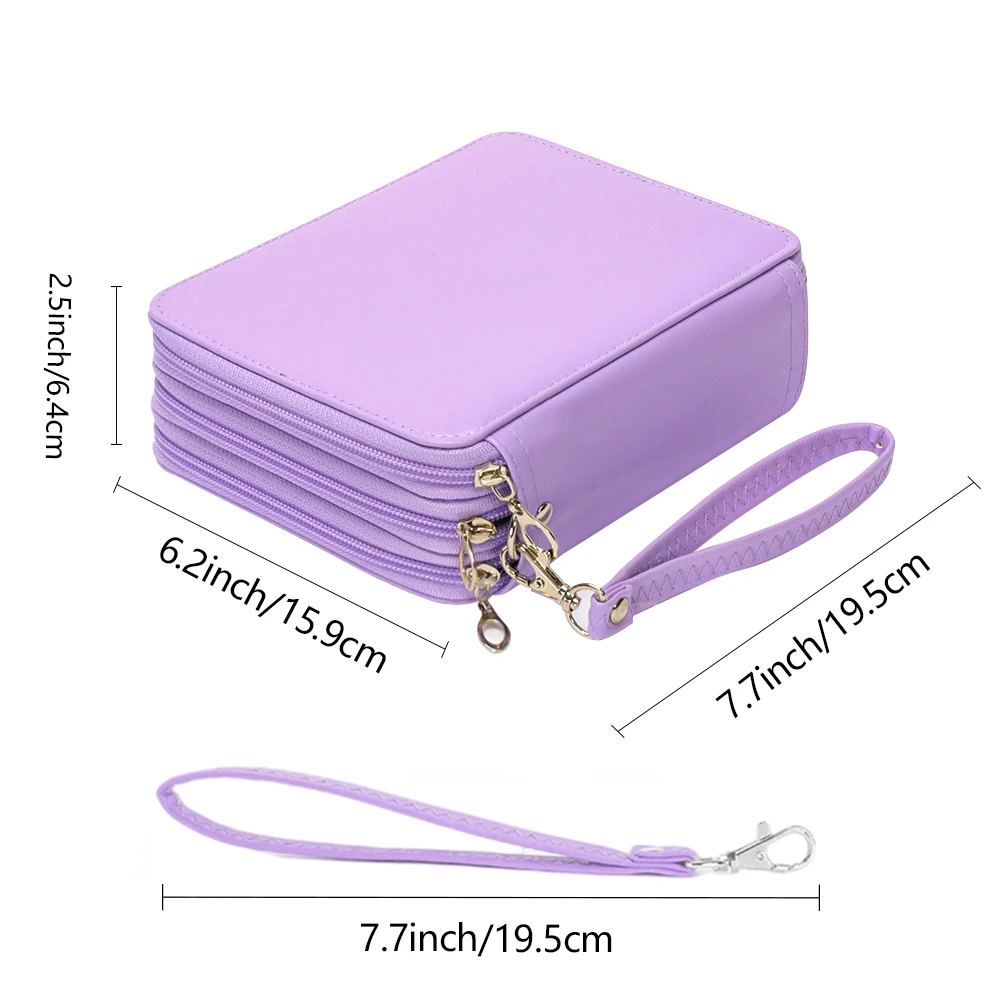 Цветной пенал, органайзер большой емкости для гелевых ручек и карандашей с несколькими отделениями