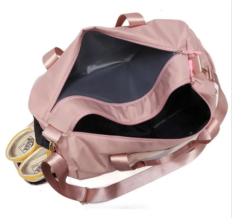 19inches multi-functional sports wet and dry duffel business gym travel pack bag with shoes compartment for short trip