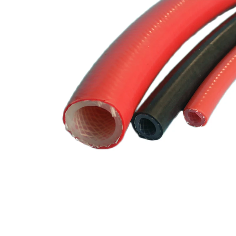 
Extruded Braid Reinforced Silicone Rubber Tubing/Tube For Coffee Maker 