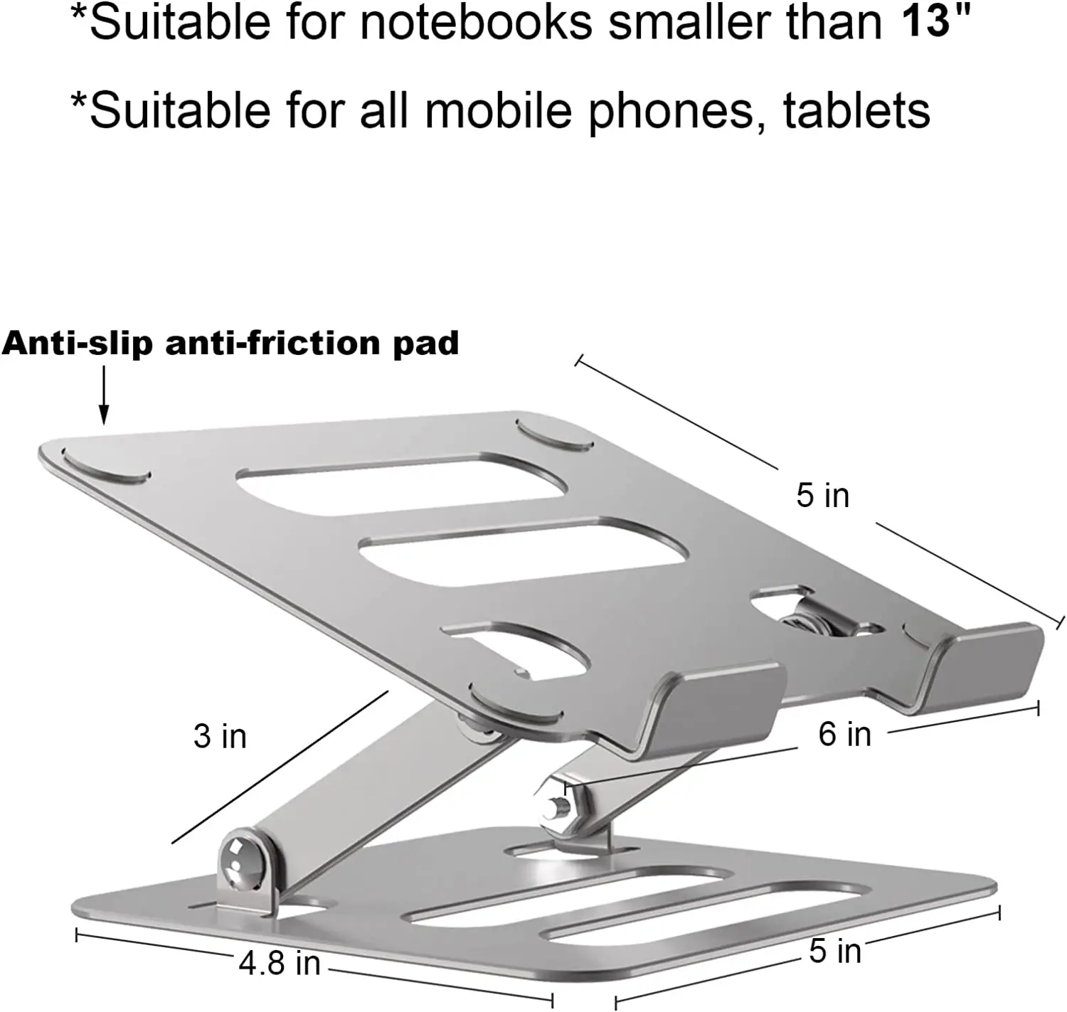Best Price Top Selling Aluminum Alloy Foldable Tablet Stand Mini Portable Holder for iPad