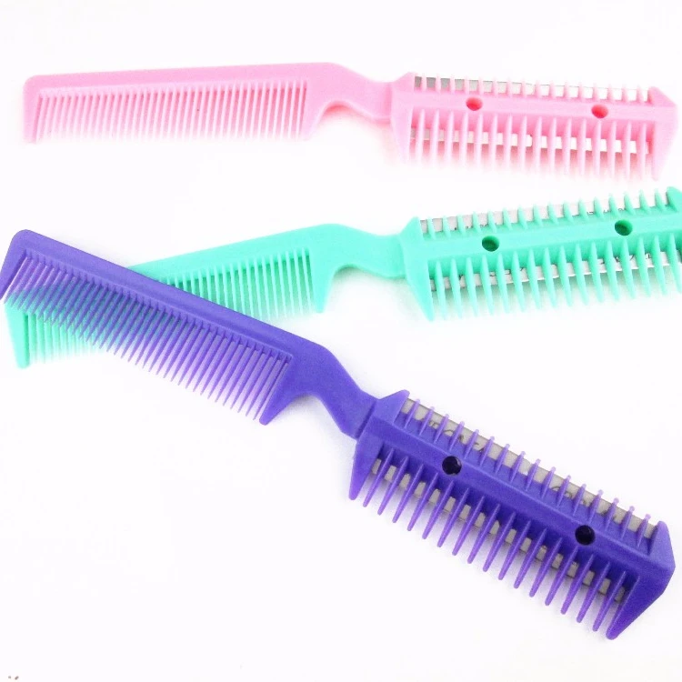 Salon 2 in 1 hair cut cutting fake hair decorate styling style comb knife care accessories edge brush hairbrush beard shaping