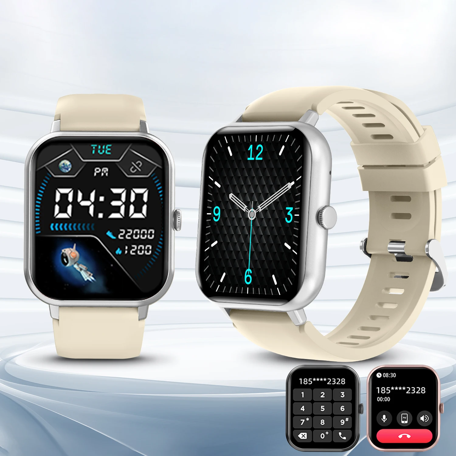 Lifebee 54C Powerful Performance for a Lifetime Fitness Sport Blood Pressure/Oxygen Games Smartwatch High-Brighter