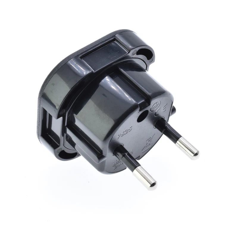 UKCA Adapter UK to EU EURO France Germany 2 pin Travel Adaptor Plug CE