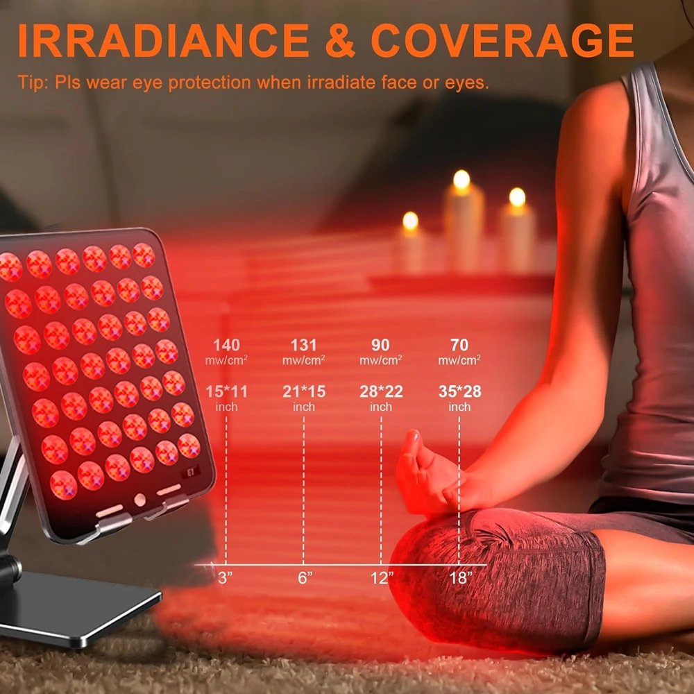 Portable Newest Red Light Therapy Mini Lamp 610nm 630nm 660nm 810nm 830nm 850nm Red Nir Red Light Therapy Light Panel
