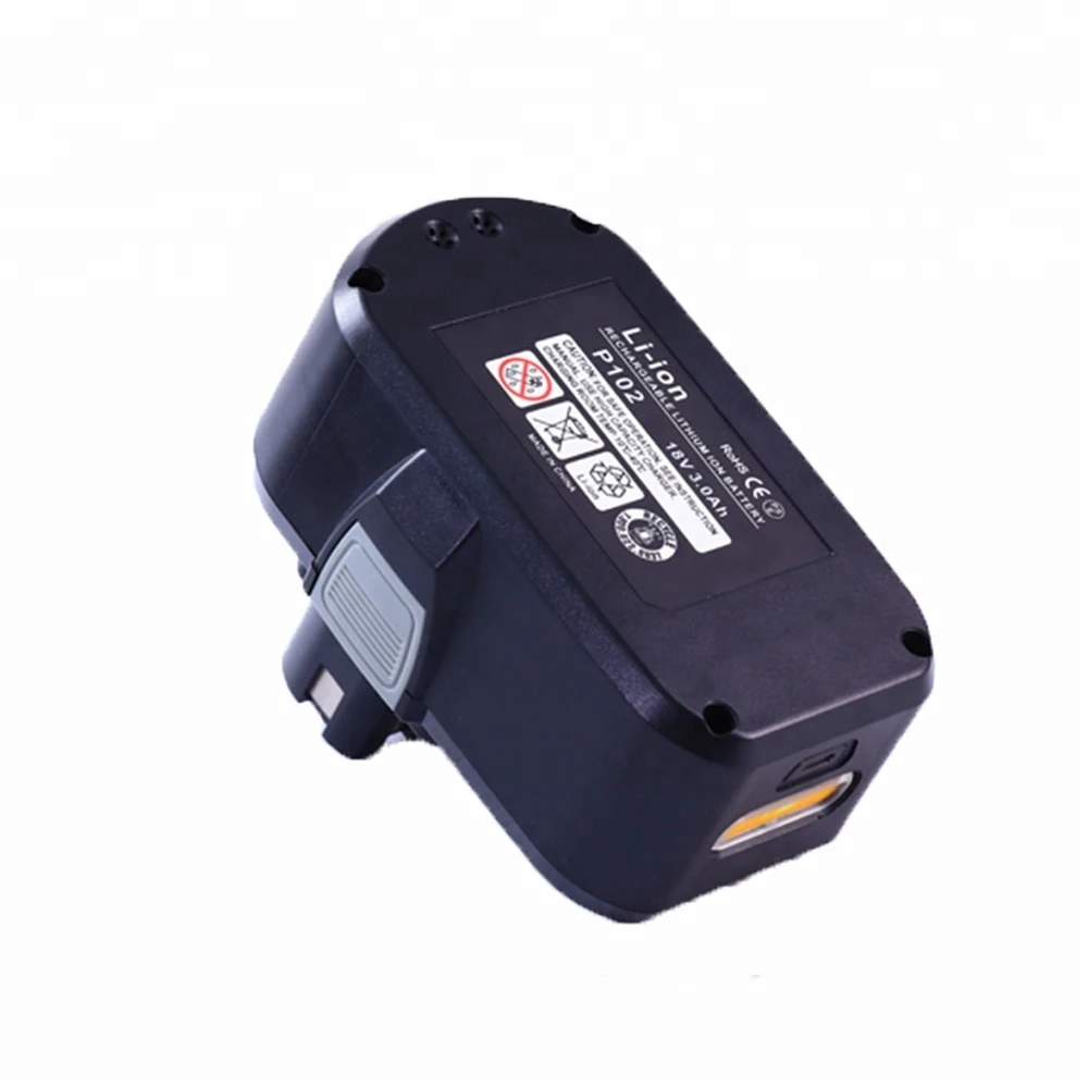 3.0Ah NiCd Replacement Battery for Ryob 18V Battery One Plus P100 P101 130224028 130224007 130255004 ABP1801 ABP1803