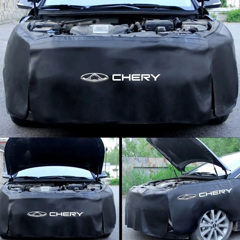 Custom Anti-oil Car Fender Covers PVC PU Magnetic Auto Repair Protection Pad Side Dust Car Fender Cover With Magnetic