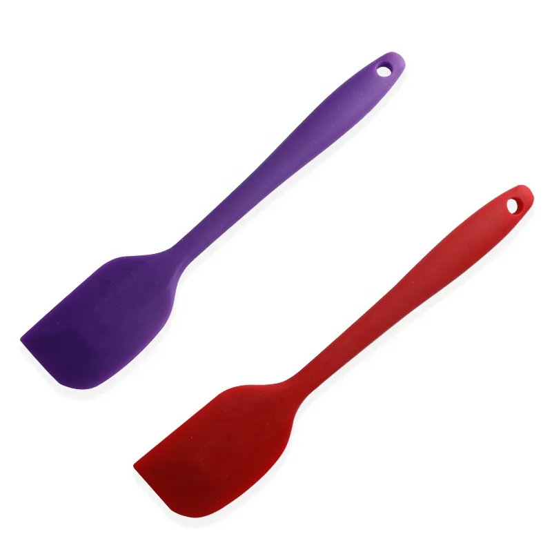 
Heat resistant kitchen accessory non stick durable silicone scraper spatula for baking and pastry tools 