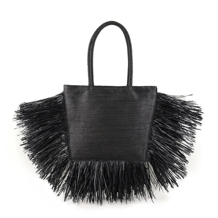 Summer Fashion Tassel Raffia Beachbag Girls Women