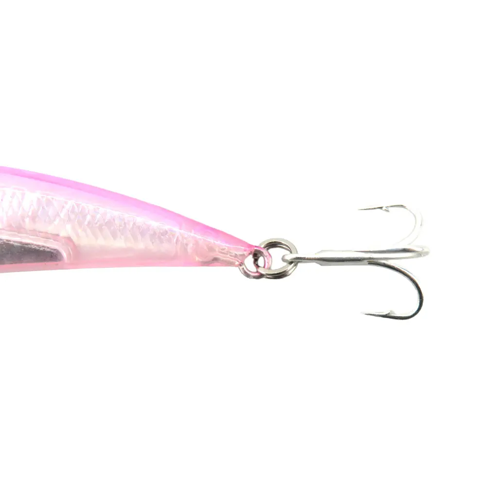 New transparent pink minnow 93mm/13g hard bait fishing sunken minnow mackerel fishing minnow bait