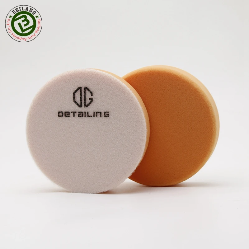 6' Car Polishing pad Orange Buffer Car Polishing Flat Foam Polishing pads