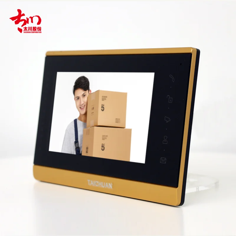 Простота установки 7 дюймов TFT LCD экран для квартир видео домофон