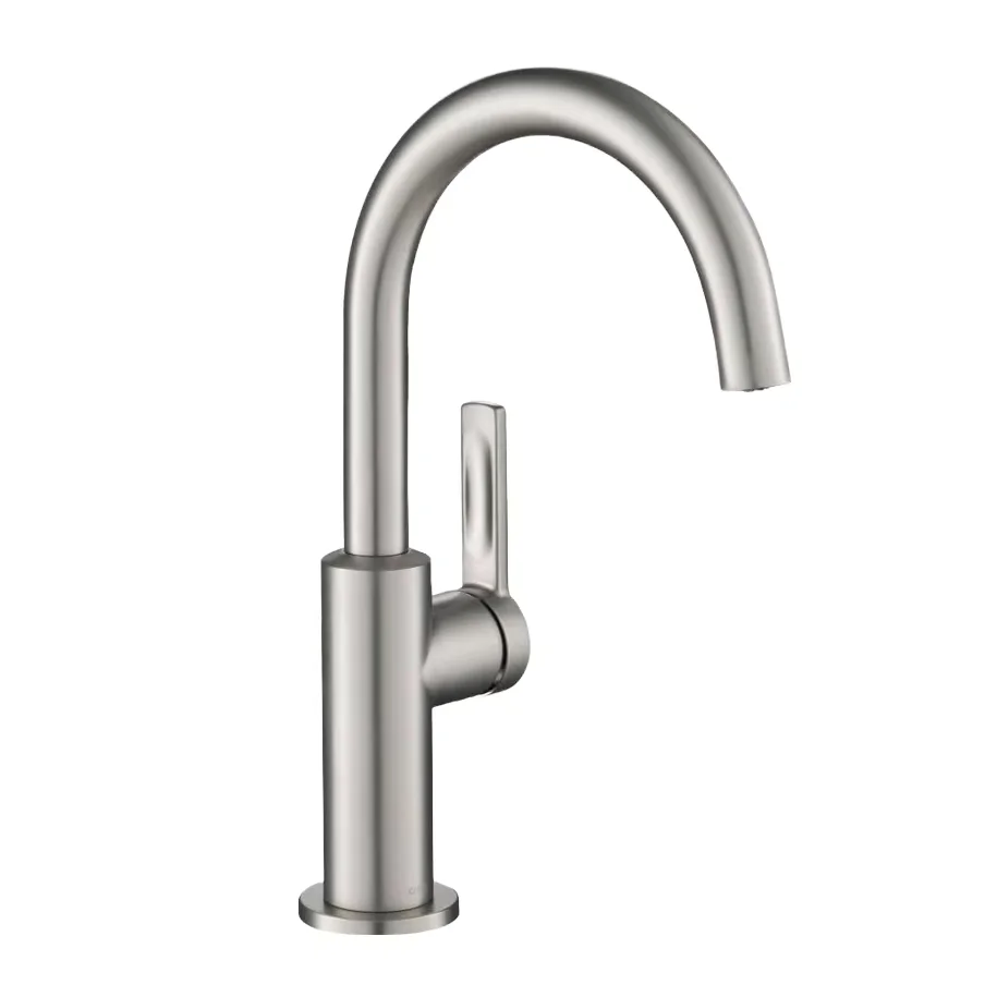 304 Stainless Steel Brass Basin Mixer Desk Mount Hot and Cold Water Faucet Tap for Bathroom Washbasin Multiple Finishes