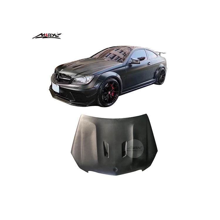 2010-2013 Year Hood for Mercedes Benz W204 Bonnet for Benz C63 Hood for Benz W204 Hood COUPE 2-Door C63 PD Style Fiber Glass