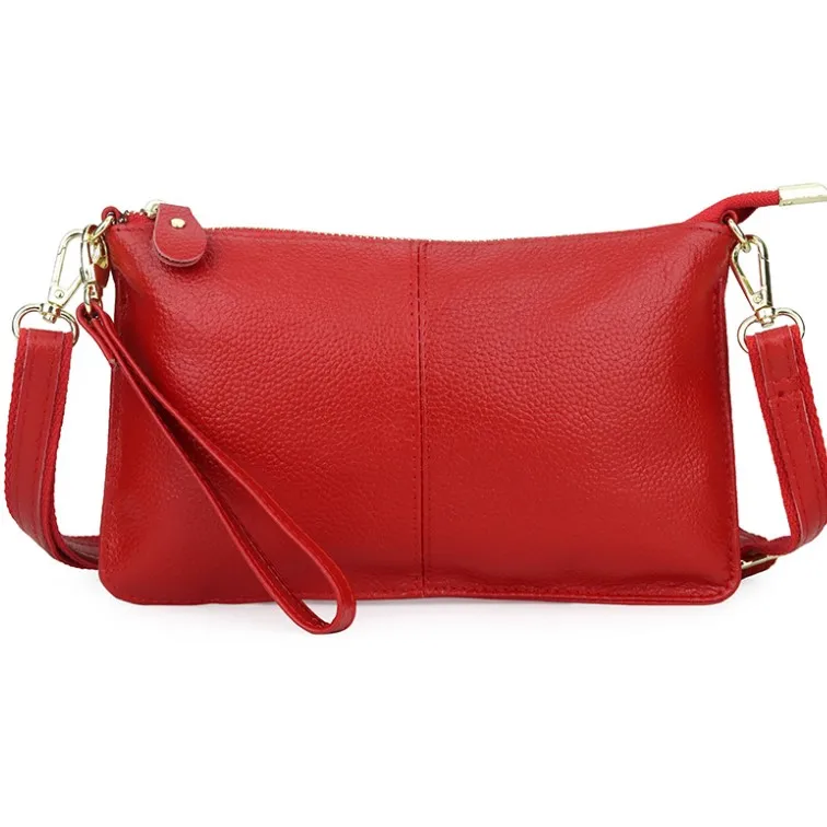 Small PU leather Shoulder bag with Straps Cross Body Clutch Purse shoulder for Women soft leather bag